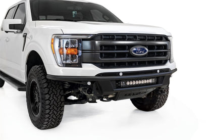 Addictive Desert Designs 21-23 Ford F-150 Pro Bolt-On Front Bumper with Light Mounts in Hammer Black