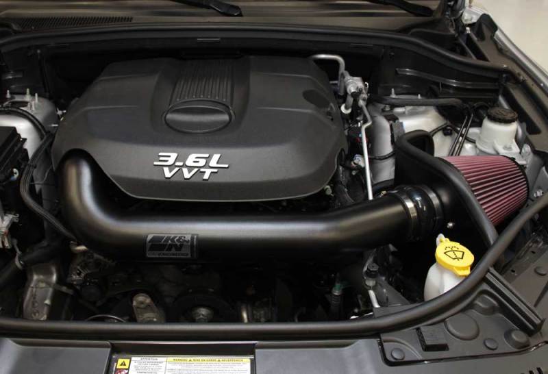 K&N Engineering High Flow Performance Intake Kit for 2011-2014 Jeep Grand Cherokee & 2011-2014 Dodge Durango with 3.6L V6 – Part Number 77-1560KTK