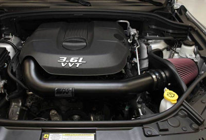K&N Engineering High Flow Performance Intake Kit for 2011-2014 Jeep Grand Cherokee & 2011-2014 Dodge Durango with 3.6L V6 – Part Number 77-1560KTK