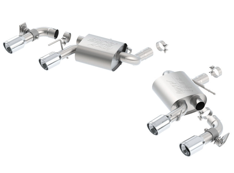 Borla ATAK Axle-Back Exhaust System for 2016-2024 Chevrolet Camaro SS and LT1 6.2L V8 with Dual NPP Valves
