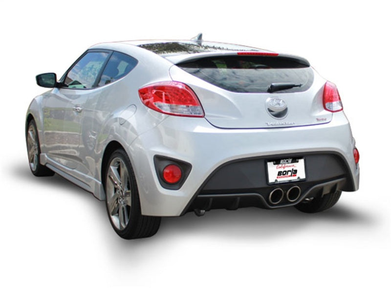Borla S-Type Cat-Back Exhaust System for 2013-2017 Hyundai Veloster Turbo 1.6L