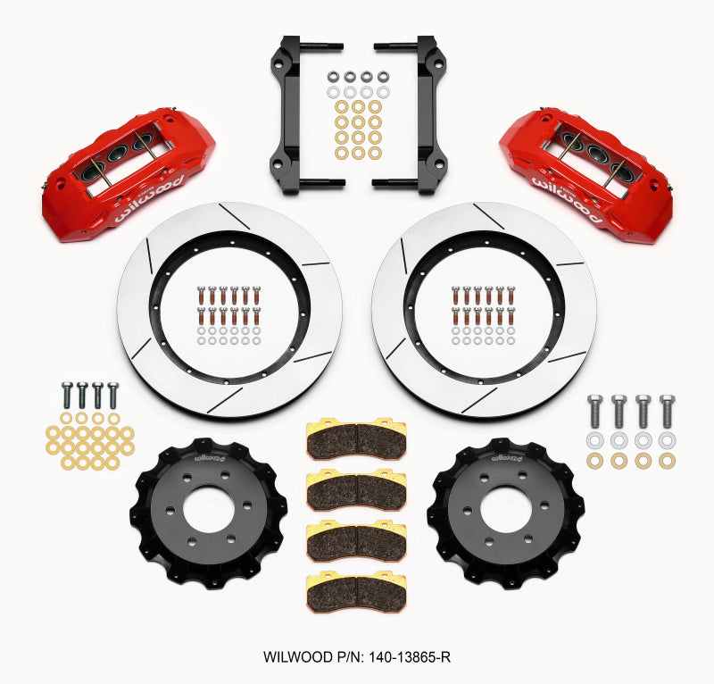 Wilwood TX6R Front Big Brake Kit for 2010-2011 Ford F-150 — 15.50-inch Rotors with Six-Piston Calipers