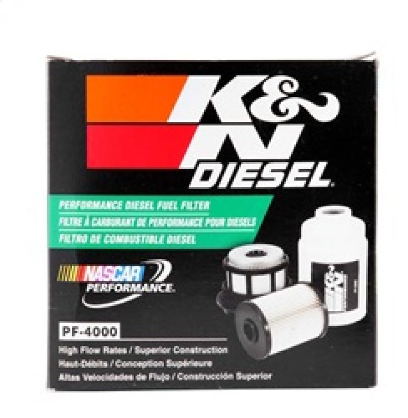 K&N Engineering PF-4000 Fuel Filter for Ford F-250 Super Duty Diesel Trucks