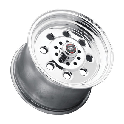 Weld Draglite 15x4 inch Polished Forged Wheel with Dual Bolt Pattern - 5x4.5/4.75" | Part Number 90-54344