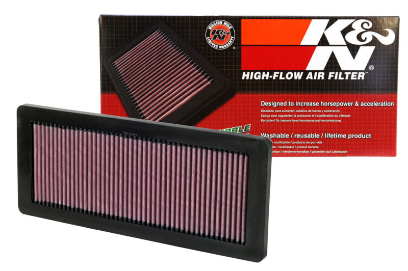 K&N Engineering Part 33-2936 High-Flow Drop-In Air Filter for Mini Cooper S R56 (2011-2013)