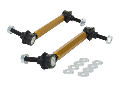 Whiteline Universal Swaybar Link Kit - Heavy Duty Adjustable 10mm Ball Joint (Part No. KLC140-235)