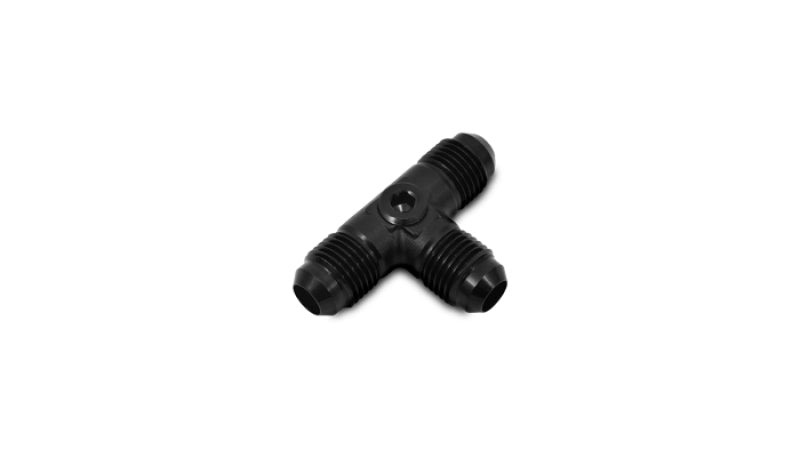 Vibrant -6AN to -6AN Male Tee Adapter Fitting with 1/8 Inch NPT Port