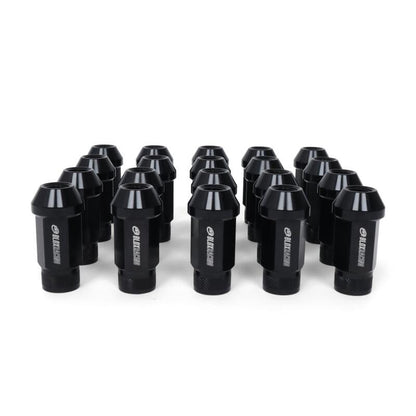 BLOX Racing Street Series Forged Lug Nuts - Black 12 x 1.5mm - Set of 20