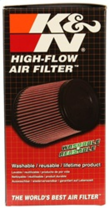 K&N Universal Rubber Air Filter with 2 7/16 Inch Flange – 3 3/4 Inch Outer Diameter, 6 Inch Height