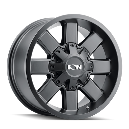 ION Wheels 141 Series Satin Black 20x9 Dual Bolt Pattern Wheel with 18mm Offset