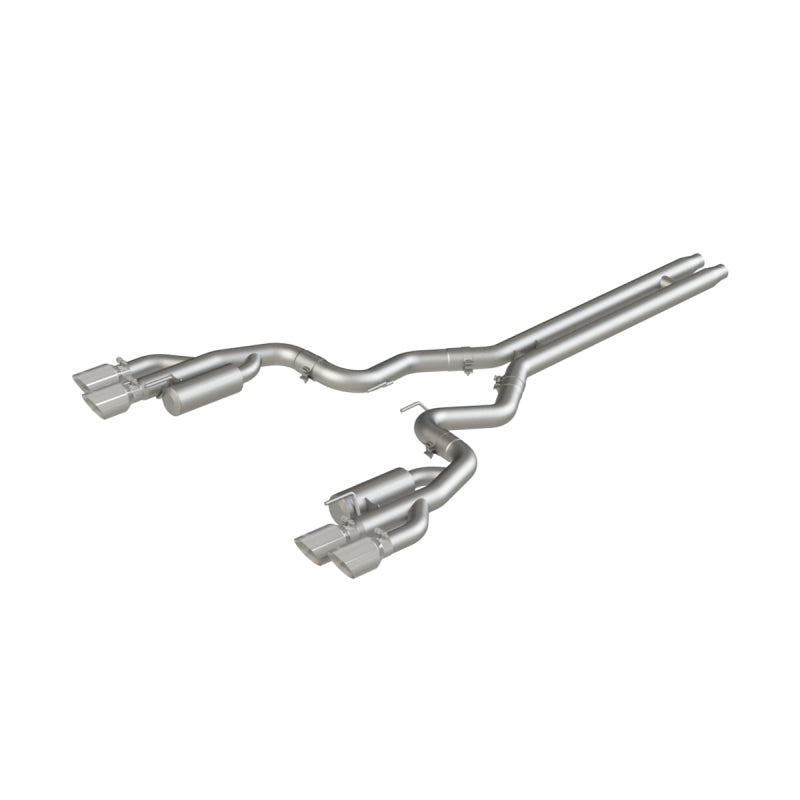 MBRP Armor Pro Series 3-Inch Cat Back Exhaust System for Ford Mustang GT 2018-2022 with Quad Tips