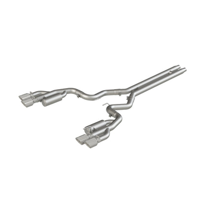 MBRP Armor Pro Series 3-Inch Cat Back Exhaust System for Ford Mustang GT 2018-2022 with Quad Tips