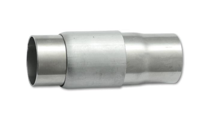 Vibrant T304 Stainless Steel Slip Joint Adapter for 1.5-inch OD Tubing - 3 Piece Assembly
