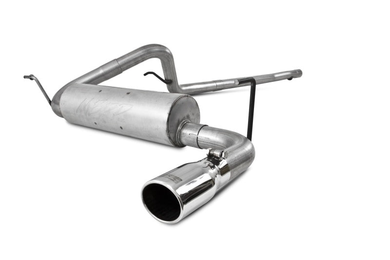 MBRP Armor Lite Series S5526AL Cat Back Exhaust System for 2011-2013 Jeep Wrangler 3.6L with Single Rear Exit and 3.75-inch Tip