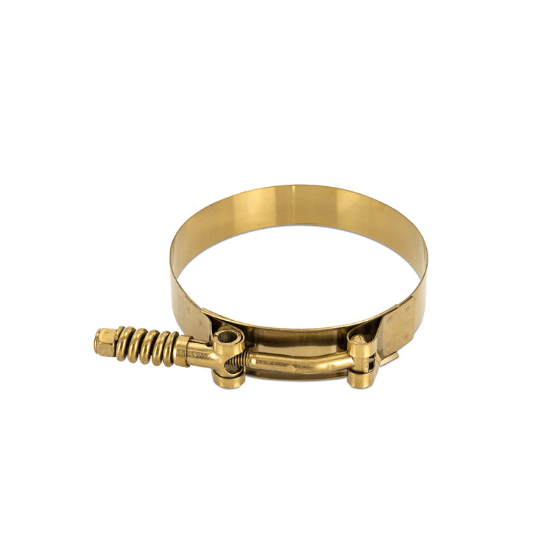 Mishimoto 3 Inch Stainless Steel Constant Tension T-Bolt Clamp - Gold, Part Number MMCLAMP-3TGD