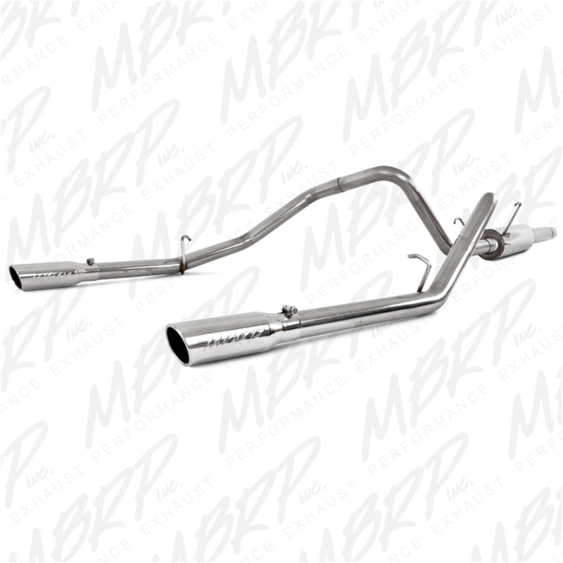 MBRP Armor Plus Series Cat Back Exhaust System for 2003 Dodge Ram 1500 with 5.7L Hemi - Dual Split Rear Exit