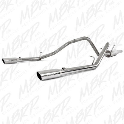 MBRP Armor Plus Series Cat Back Exhaust System for 2003 Dodge Ram 1500 with 5.7L Hemi - Dual Split Rear Exit