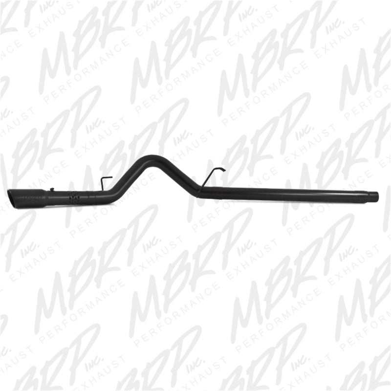 MBRP Armor BLK Series 2008-2009 Ford F-250/F-350 6.4L Filter Back Single Side Exhaust System