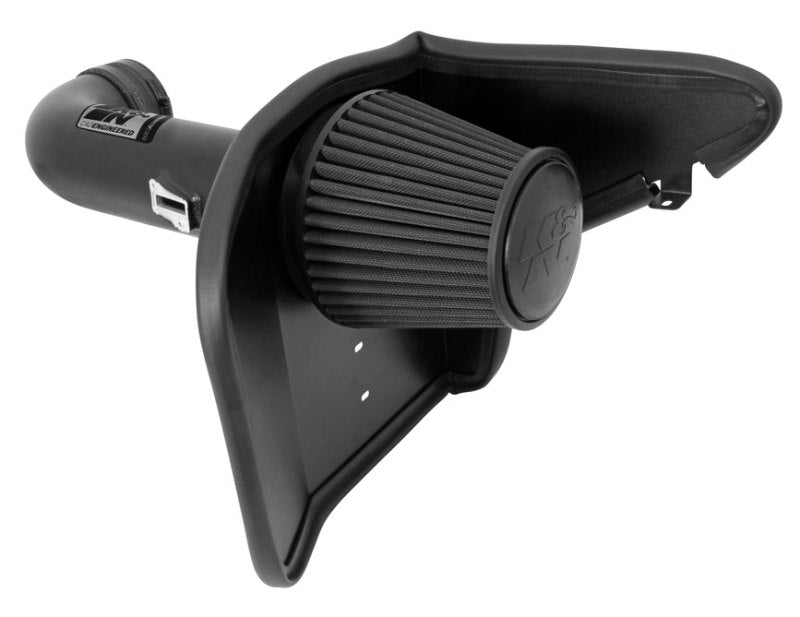 K&N Engineering 71-4519 Black Performance Cold Air Intake Kit for Chevrolet Camaro 6.2L V8