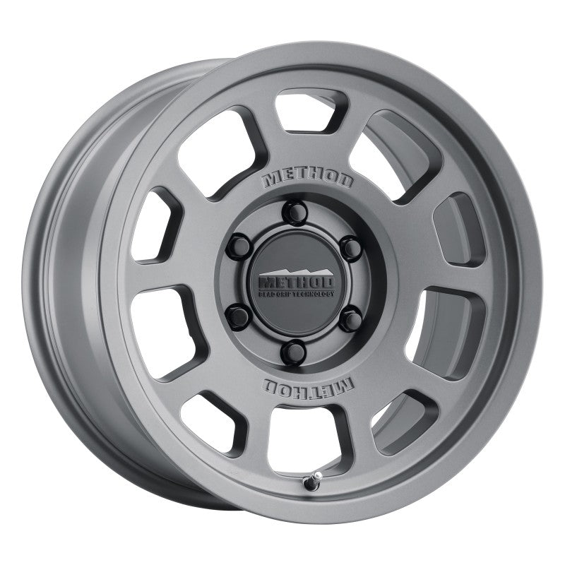 Method MR705 17x8.5 Titanium Wheel with Bead Grip Technology and 6x5.5 Bolt Pattern