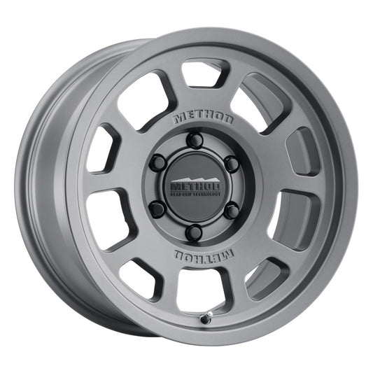 Method MR705 17x8.5 Titanium Wheel with Bead Grip Technology and 6x5.5 Bolt Pattern