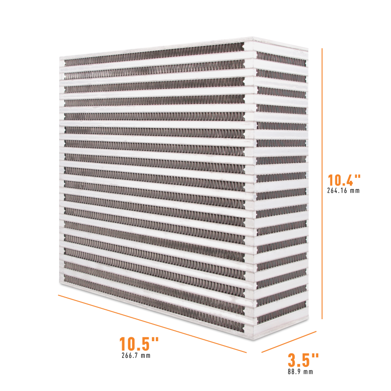 Mishimoto Universal Air-to-Air Intercooler Core - 10.5in x 10.4in x 3.5in