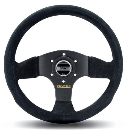 SPARCO 015P300SN Suede Black Steering Wheel for Automotive Applications