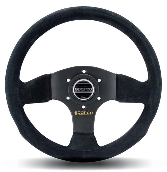 SPARCO 015P300SN Suede Black Steering Wheel for Automotive Applications