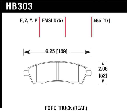 Hawk Super Duty Street Brake Pads