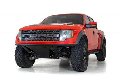 Addictive Desert Designs F01806NA0103 Pro V2 Front Bumper for Ford Raptor (2010-2014) – Frame Cut, Hammer Black with Satin Black Panels