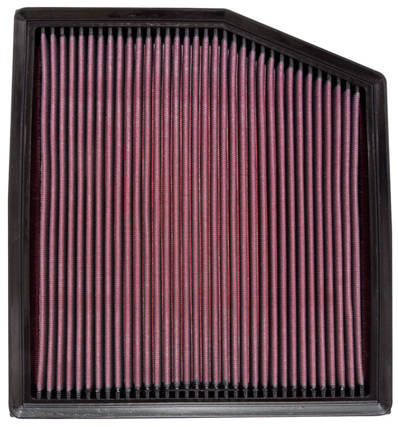 K&N Engineering 33-2458 High-Flow Replacement Air Filter for BMW 135i and 335i Models