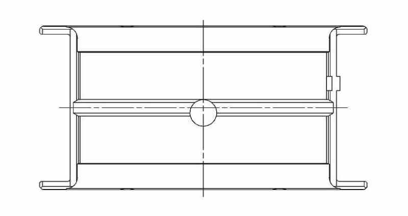 ACL Chevrolet V8 396/402/427/454 Race Series 10 Oversize Main Bearing Set (Part Number 5M829H-10)