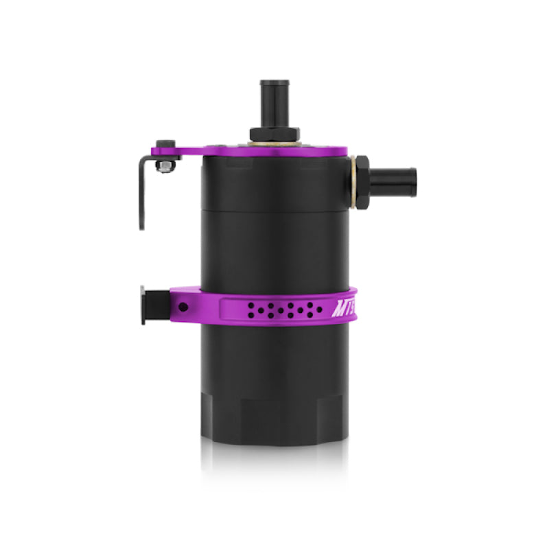Mishimoto Universal Baffled Oil Catch Can - Purple, Part Number MMBCC-UNI-PR