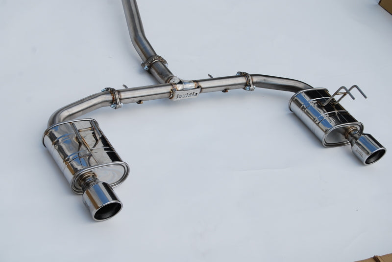 Invidia Q300 70mm Cat Back Exhaust System for 2022+ Honda Civic Si 1.5T with Rolled Stainless Steel Tips