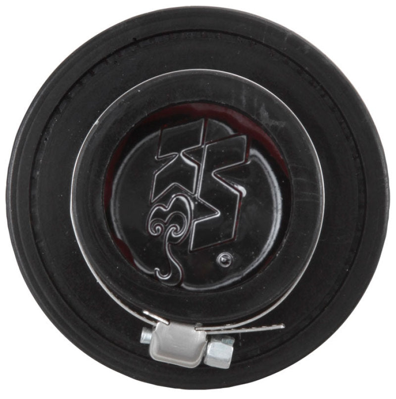 K&N Engineering 62-1460 1.5-inch Flange Chrome Finish Rubber Base Crankcase Vent Filter