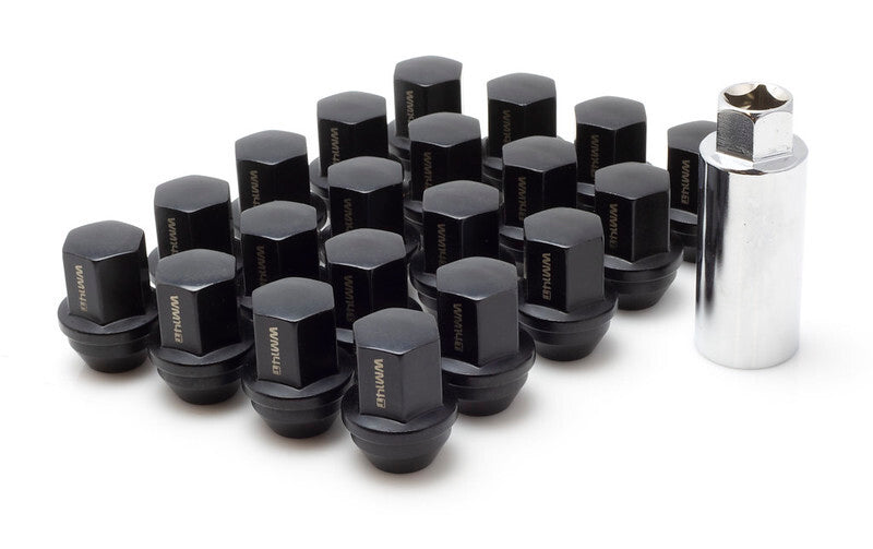 Wheel Mate WM14TB20 Closed End Lug Nuts – Pack of 20, Black Finish