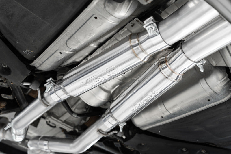 MBRP Armor Pro Series 17+ Infiniti Q60 3.0L Dual Split Rear Cat-Back Exhaust System with 4.5-inch Tips
