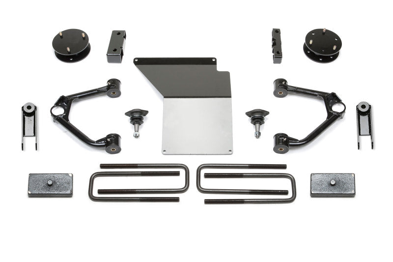 Fabtech K1091 4-Inch Budget Lift System for 2014-2016 GMC Sierra 1500 and Silverado 1500 with Magnetic Ride Control