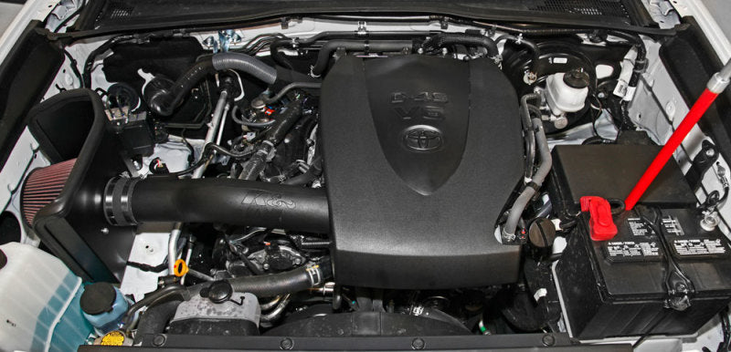 K&N Engineering 63-9039 High-Flow Cold Air Intake for 2016-2017 Toyota Tacoma V6 3.5L