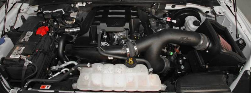 K&N Engineering 57-2593 High-Flow Cold Air Intake Kit for 2015-2017 Ford F-150 2.7L V6