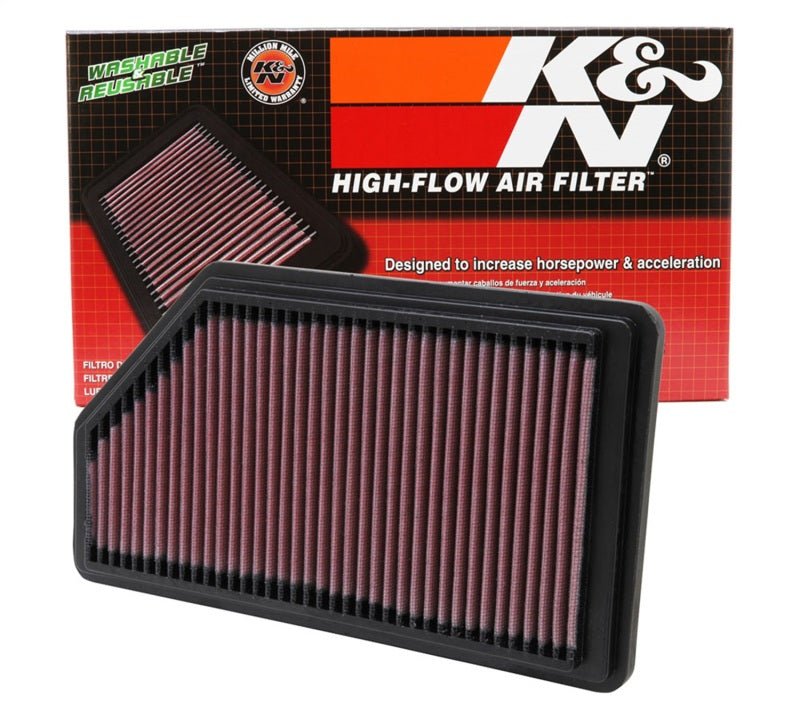 K&N Engineering 33-2200 High-Flow Drop-In Air Filter for Acura MDX (2001-2005)