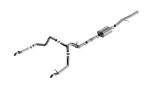 Borla 22-23 Chevrolet Silverado 1500 ZR2 & AT4X 6.2L CC SB 147.5in WB ATAK Cat-Back Exhaust System