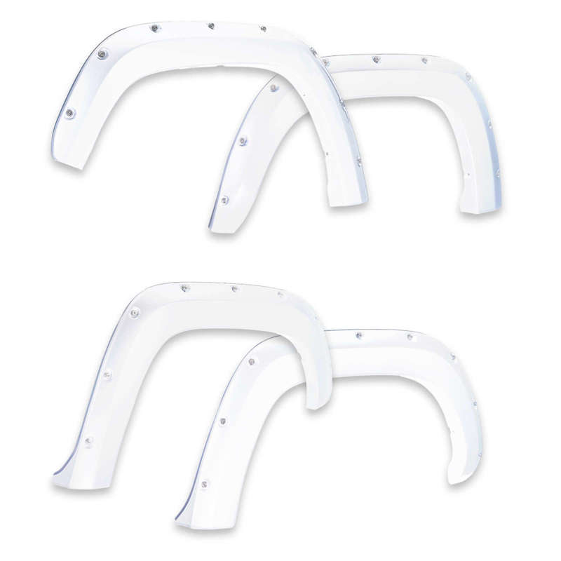 EGR 14+ Chevrolet Silverado Bolt-On Look Fender Flares – Summit White, Color Match Set