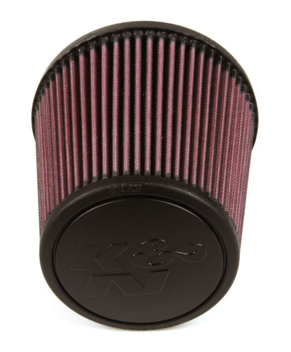 K&N Engineering Universal Round Tapered Rubber Air Filter - 6-inch Base OD, 3-inch Flange ID, 6-inch Height