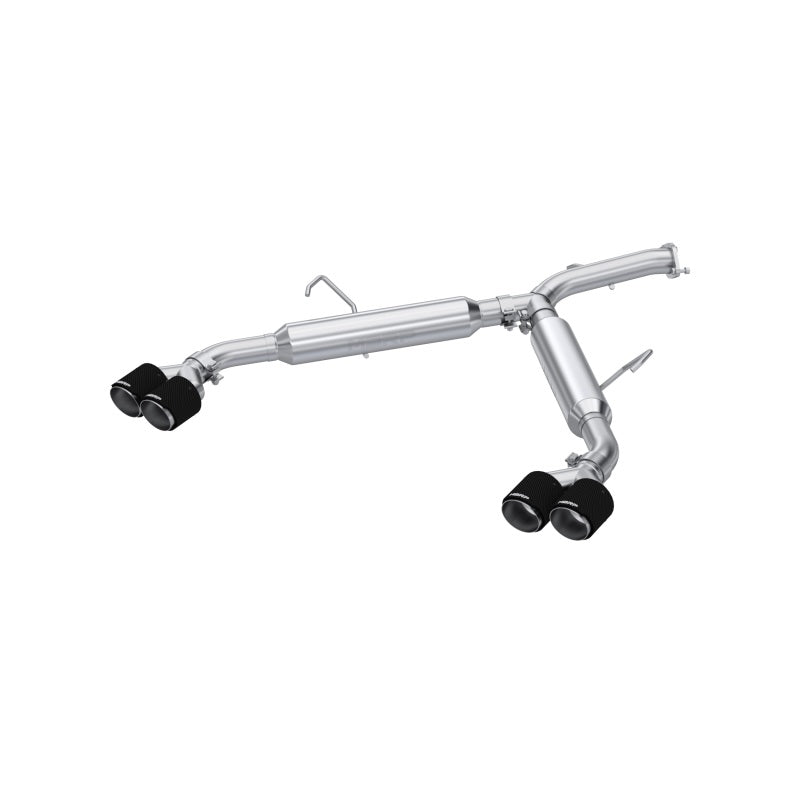 MBRP Armor Pro Series Axle-Back Exhaust System for Kia Forte GT 2022-2024 with Quad Carbon Fiber Tips