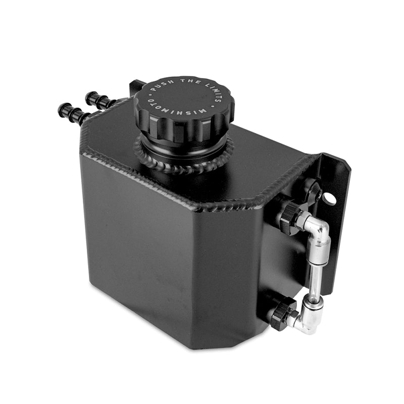 Mishimoto 1 Quart Aluminum Coolant Overflow Tank - Black