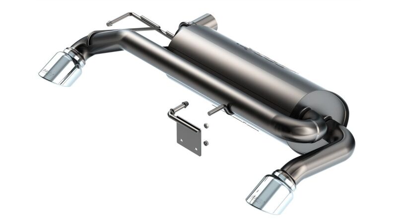Borla 21-22 Ford Bronco 2.7L V6 ATAK Axle-Back Exhaust with Bright Chrome Tips