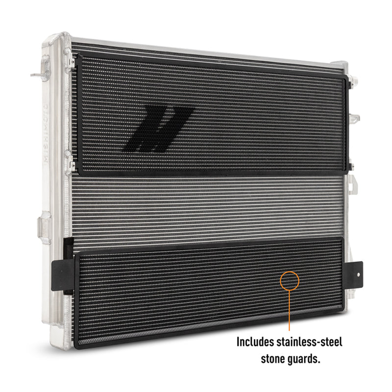 Mishimoto 2021+ BMW G8X M2/M3/M4 Performance Aluminum Heat Exchanger with Steel Rock Guards