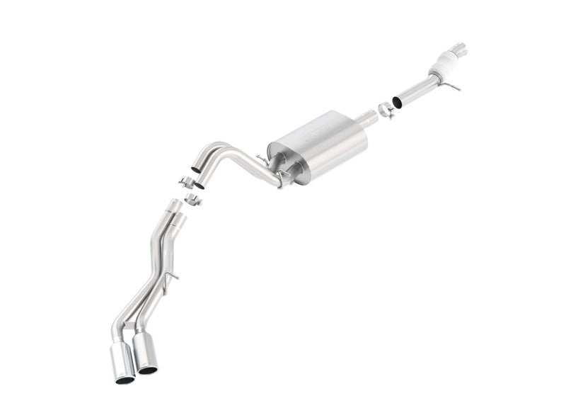 Borla Touring Cat-Back Exhaust System for 2015-2020 Chevrolet Tahoe 5.3L V8 with 2.75-inch Dual Exit and 4-Inch Chrome Tips