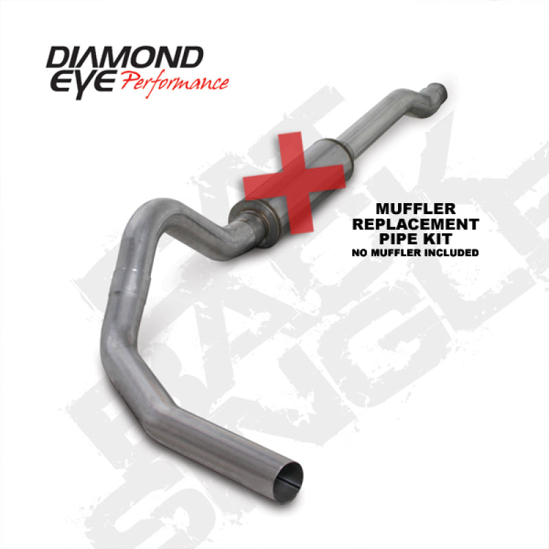 Diamond Eye Performance 4-inch Exhaust System Kit for 2003-2007 Ford F-250/F-350 6.0L PowerStroke - Made in USA
